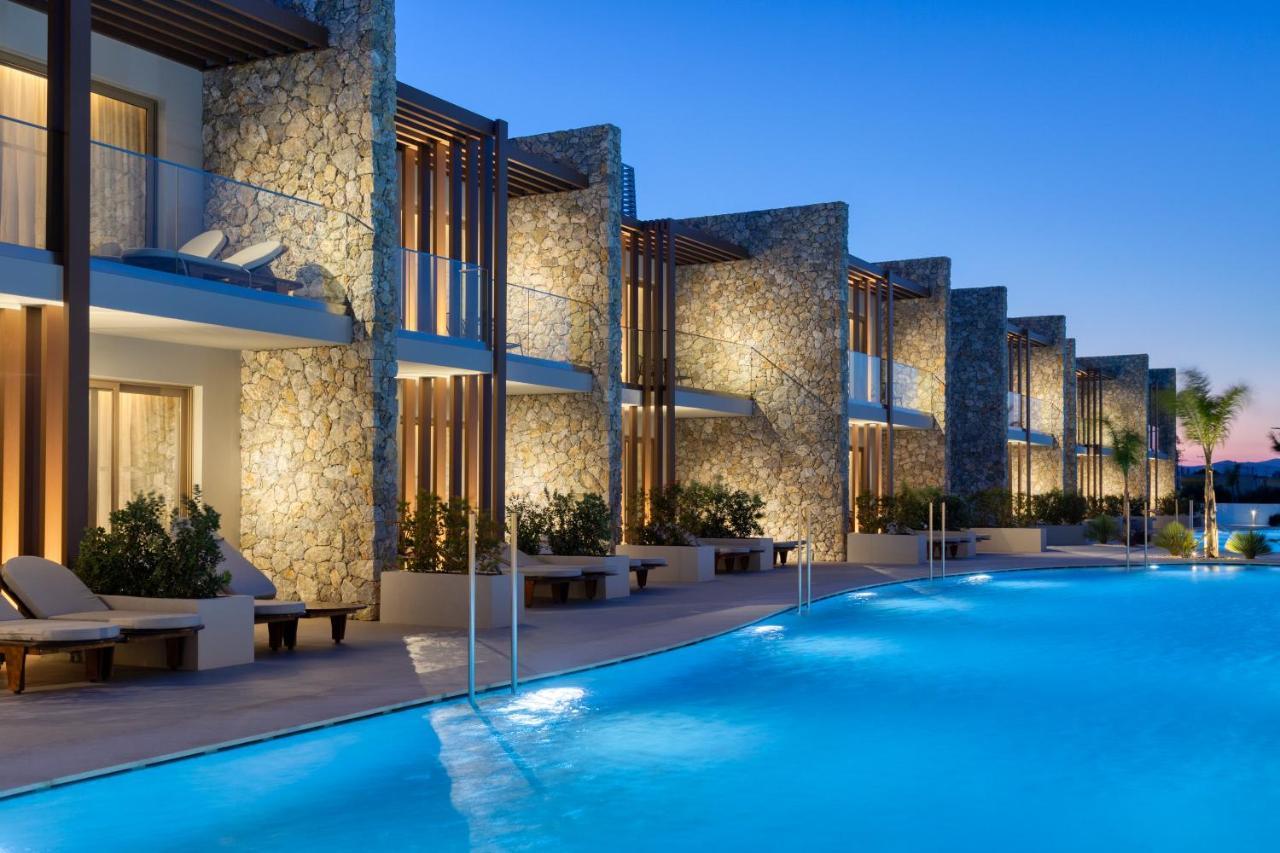 Utopia Blu Hotel Тигаки Экстерьер фото