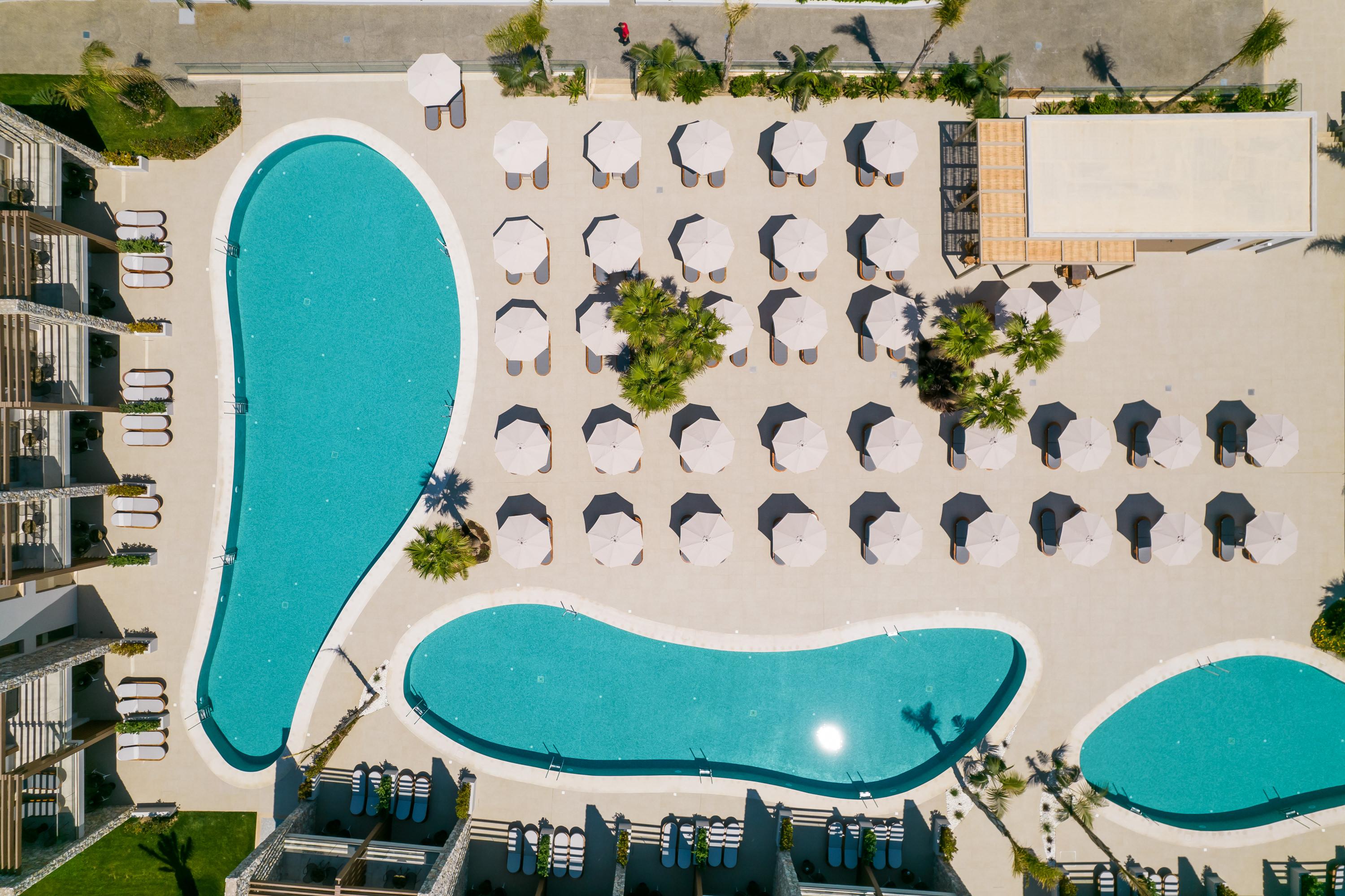 Utopia Blu Hotel Тигаки Экстерьер фото