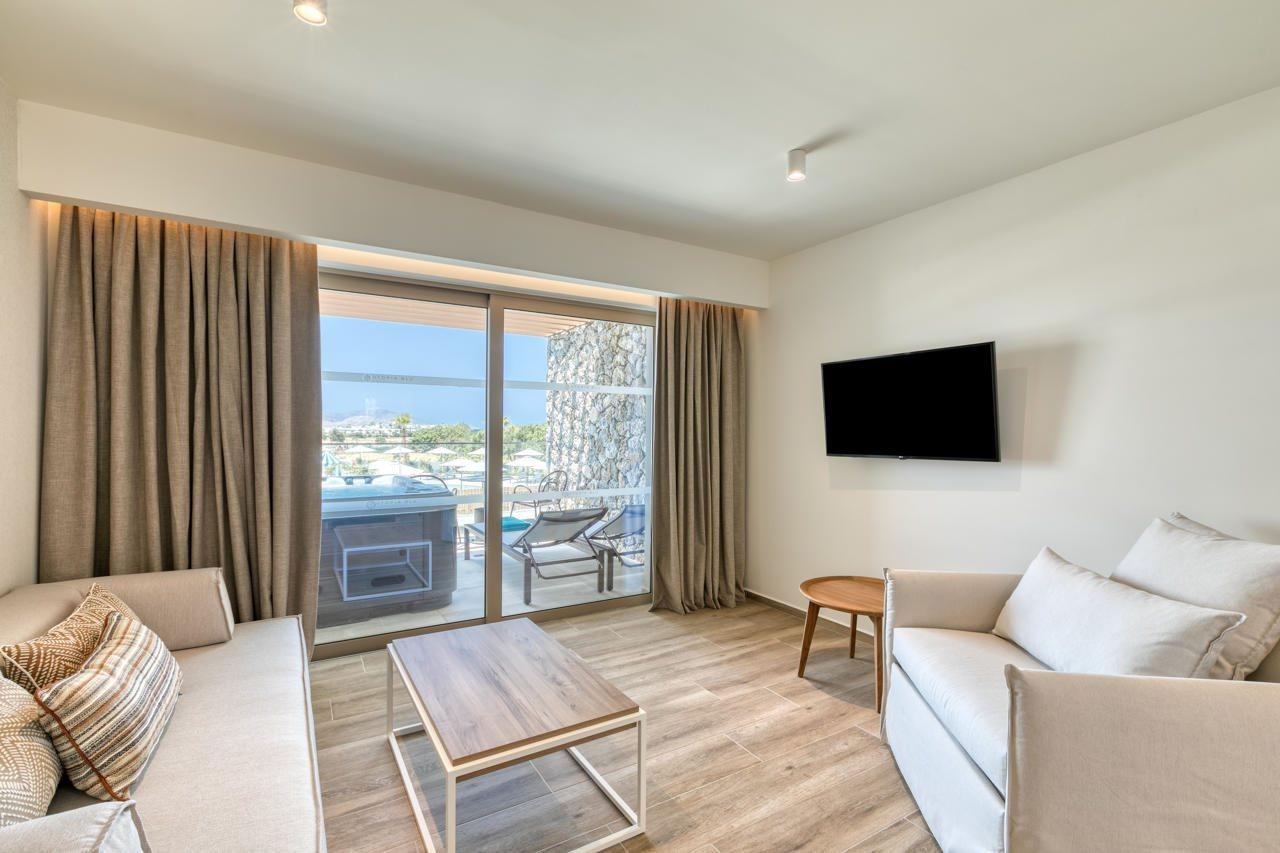 Utopia Blu Hotel Тигаки Экстерьер фото